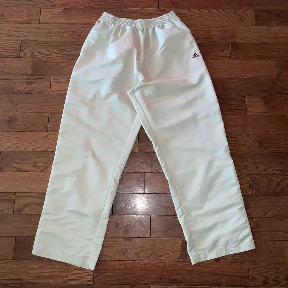 Adidas Basketball Crown Snap Away Track Pants L Y2K Blokecore Gray
